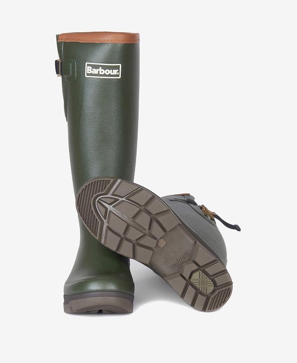 Barbour Women'S Tempest Wellington Boots Olive | BABO89925