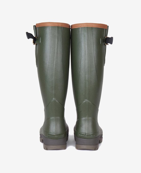 Barbour Women'S Tempest Wellington Boots Olive | BABO89925