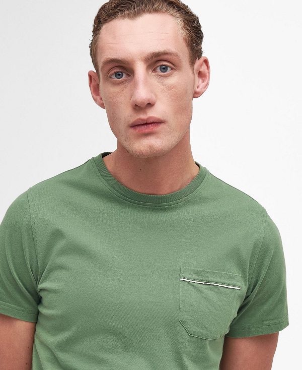 Barbour Woodchurch T-shirt Green | BABO88362