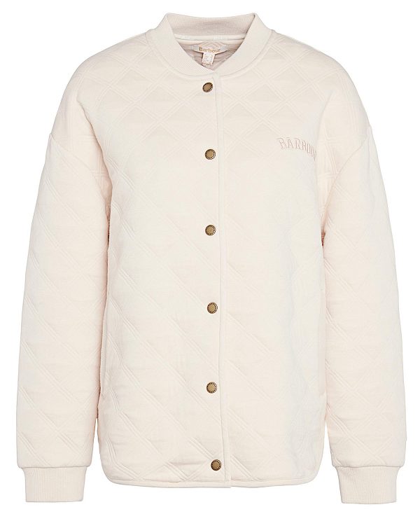 Barbour Woodlane Varsity Jacket Calico | BABO89789