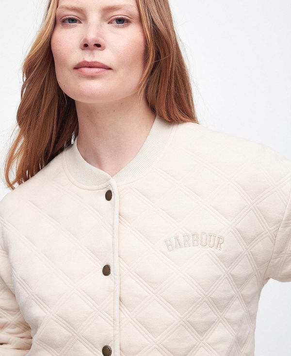 Barbour Woodlane Varsity Jacket Calico | BABO89789