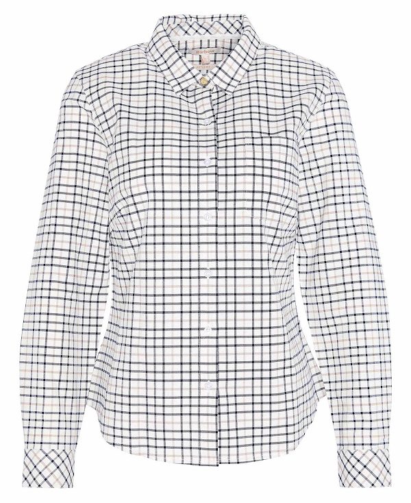 Barbour Woodside Tailored Long-sleeved Shirt Multi Check | BABO89520