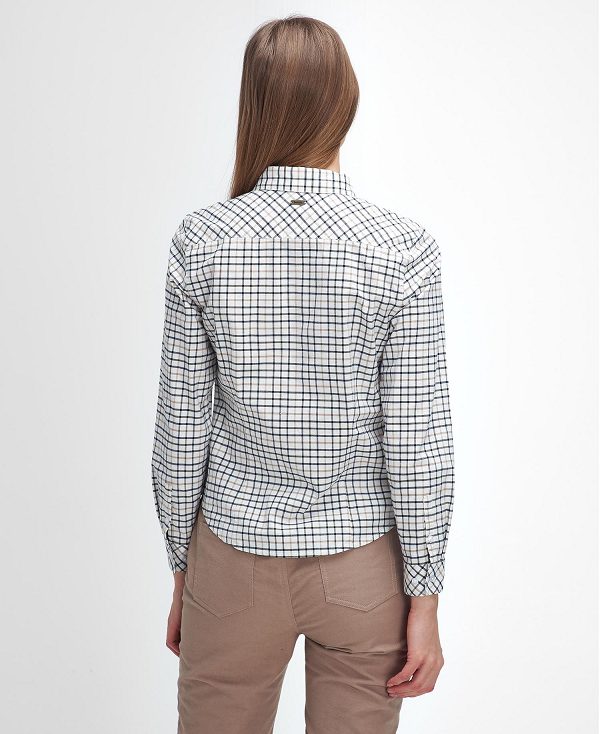 Barbour Woodside Tailored Long-sleeved Shirt Multi Check | BABO89520