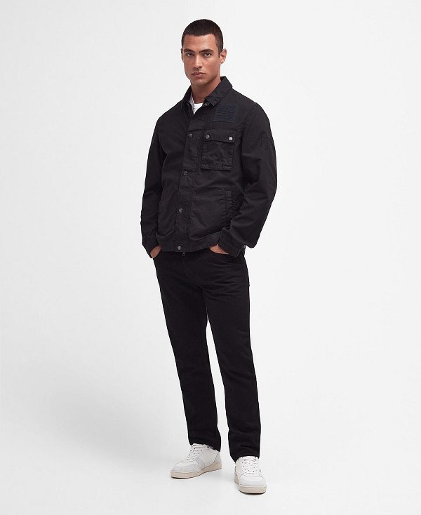 Barbour Workers Casual Jacket Classic Black | BABO87469