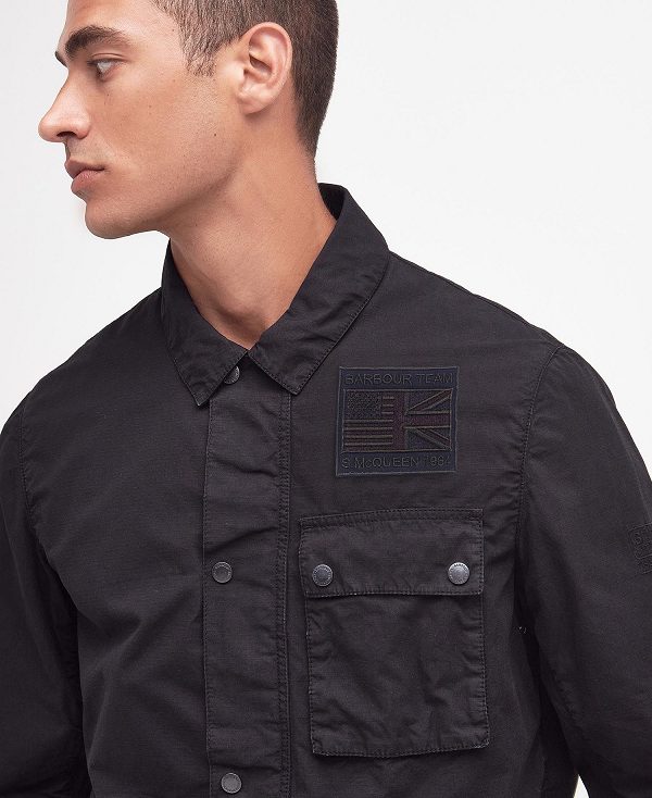 Barbour Workers Casual Jacket Classic Black | BABO87469