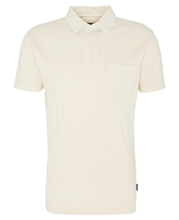 Barbour Worsley Pocket Polo Shirt Fog | BABO88125