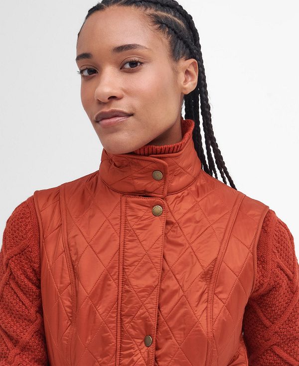 Barbour Wray Gilet Spiced Pumpkin | BABO89459